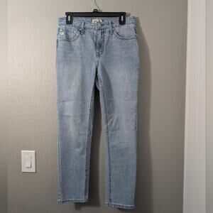 Seven7 Light Blue Straight Leg Women's Jeans